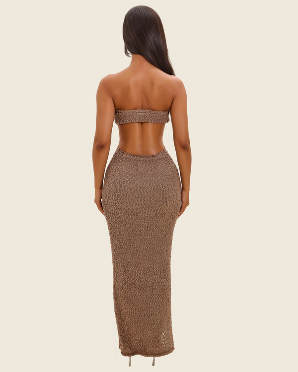 Mars The Label The Sloan Maxi In Brown
