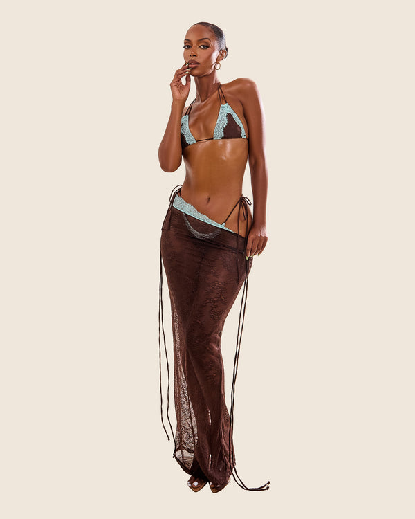 Mars The Label The Taliyah Bikini In Brown