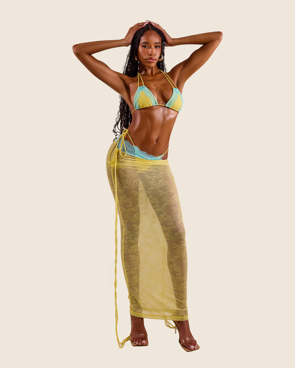 Mars The Label The Taliyah Bikini In Yellow