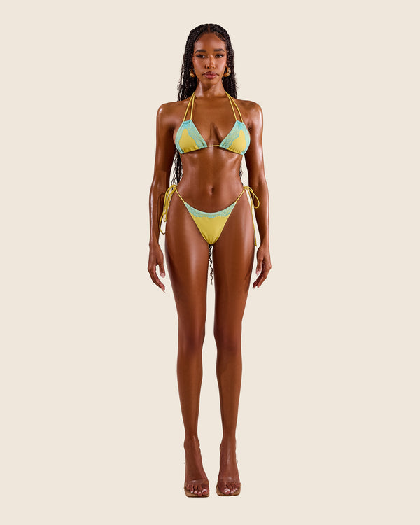 mars the label The Taliyah Bikini in Yellow