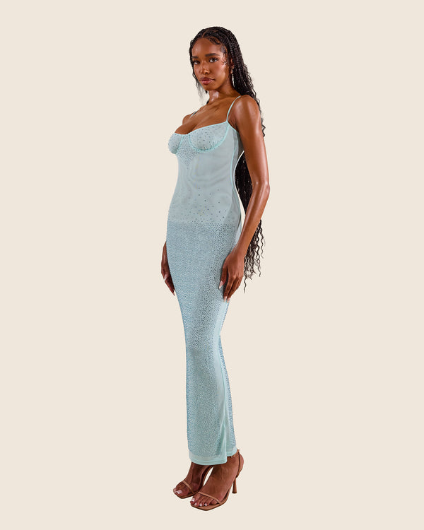 Mars The Label The Teaira Maxi In Blue