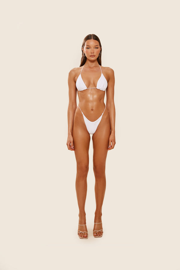 mars the label The Teeny Bikini in White