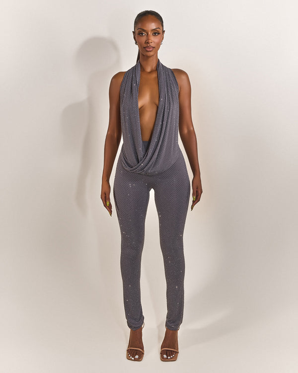 Mars The Label The Leia Trousers In Charcoal Hotfix