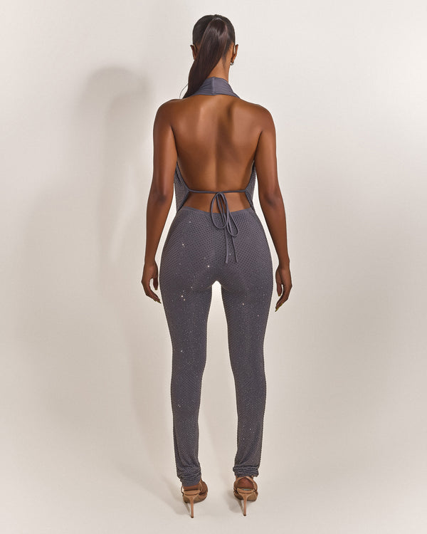 Mars The Label The Leia Trousers In Charcoal Hotfix
