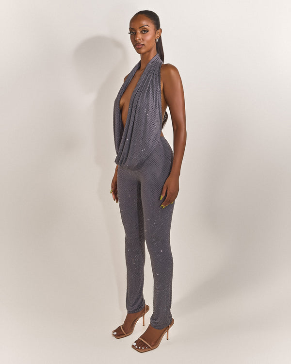 Mars The Label The Leia Trousers In Charcoal Hotfix