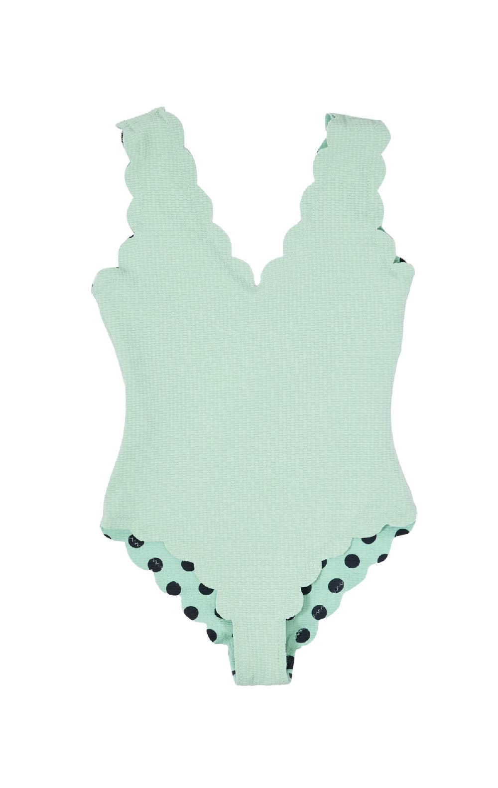 Marysia Bumby Charleston Maillot Mint Small Dot Print/ Mint