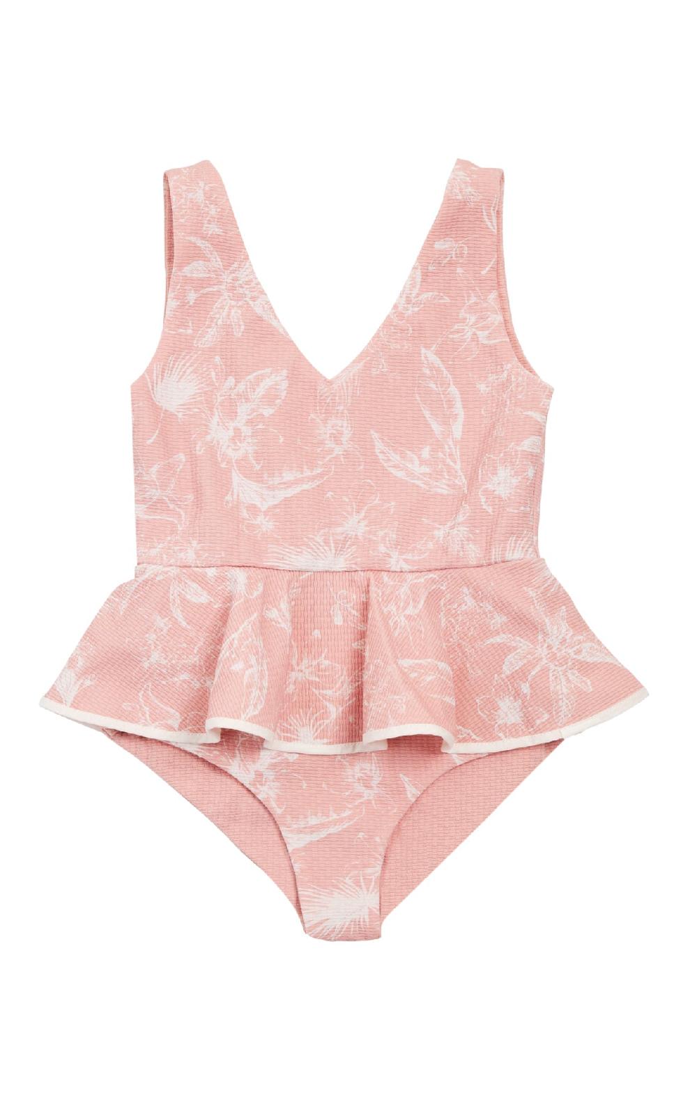 Marysia Bumby Piping Gramercy Maillot Calm Floral Print