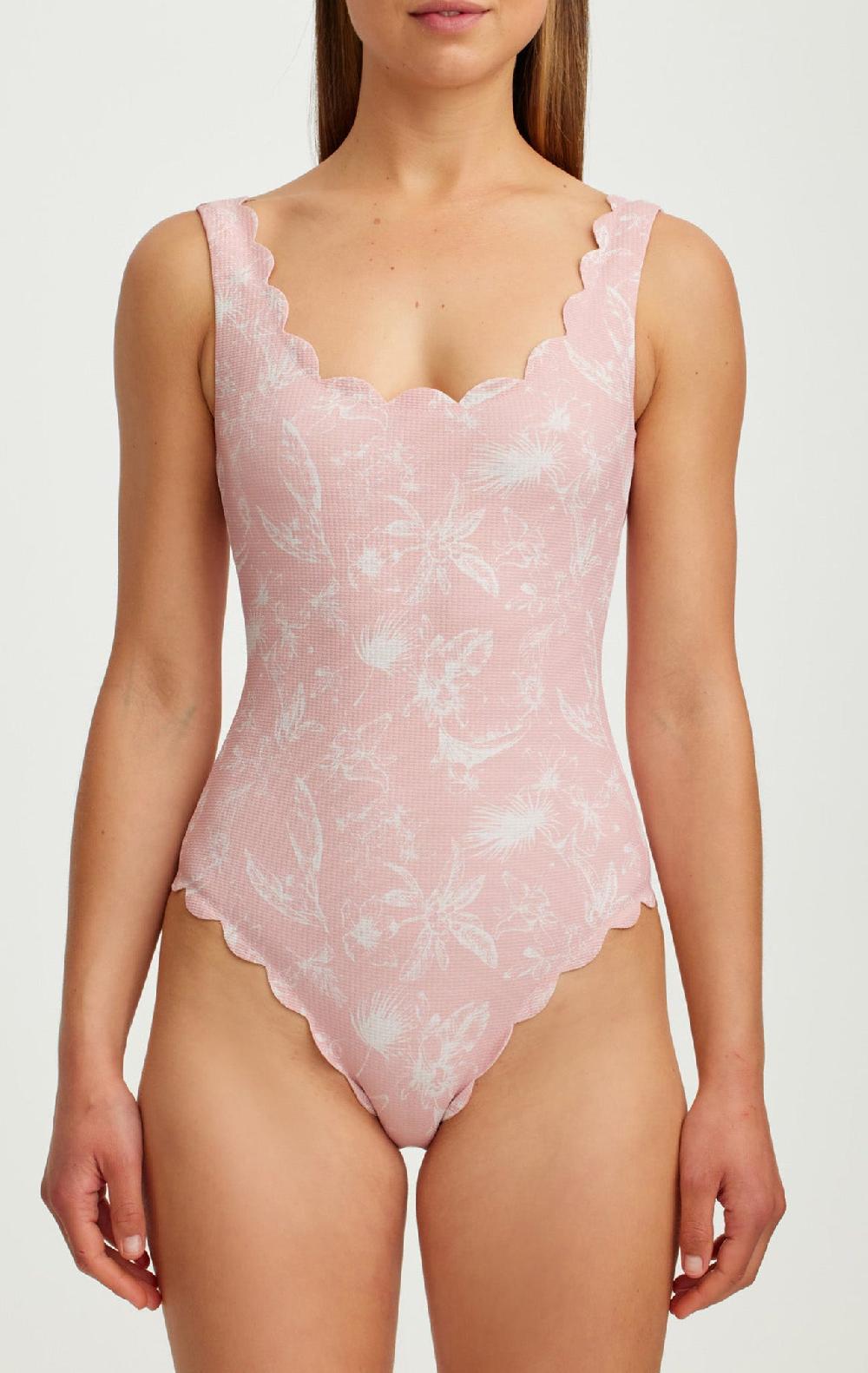 Marysia Long Torso Palm Springs Maillot Calm Floral Print/Calm