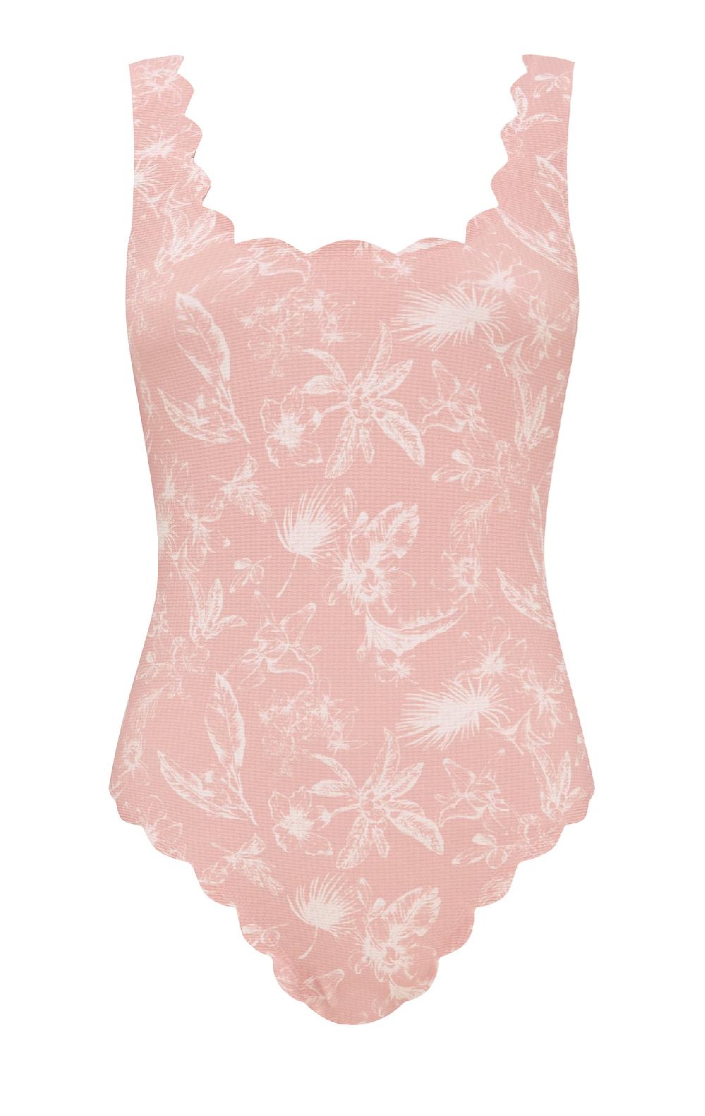 marysia Long Torso Palm Springs Maillot Calm Floral Print/Calm