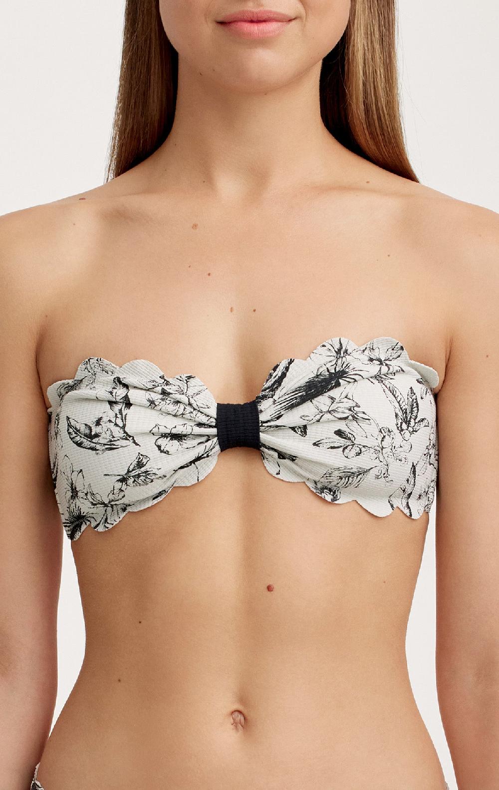 Marysia Antibes Top Oat Floral Print