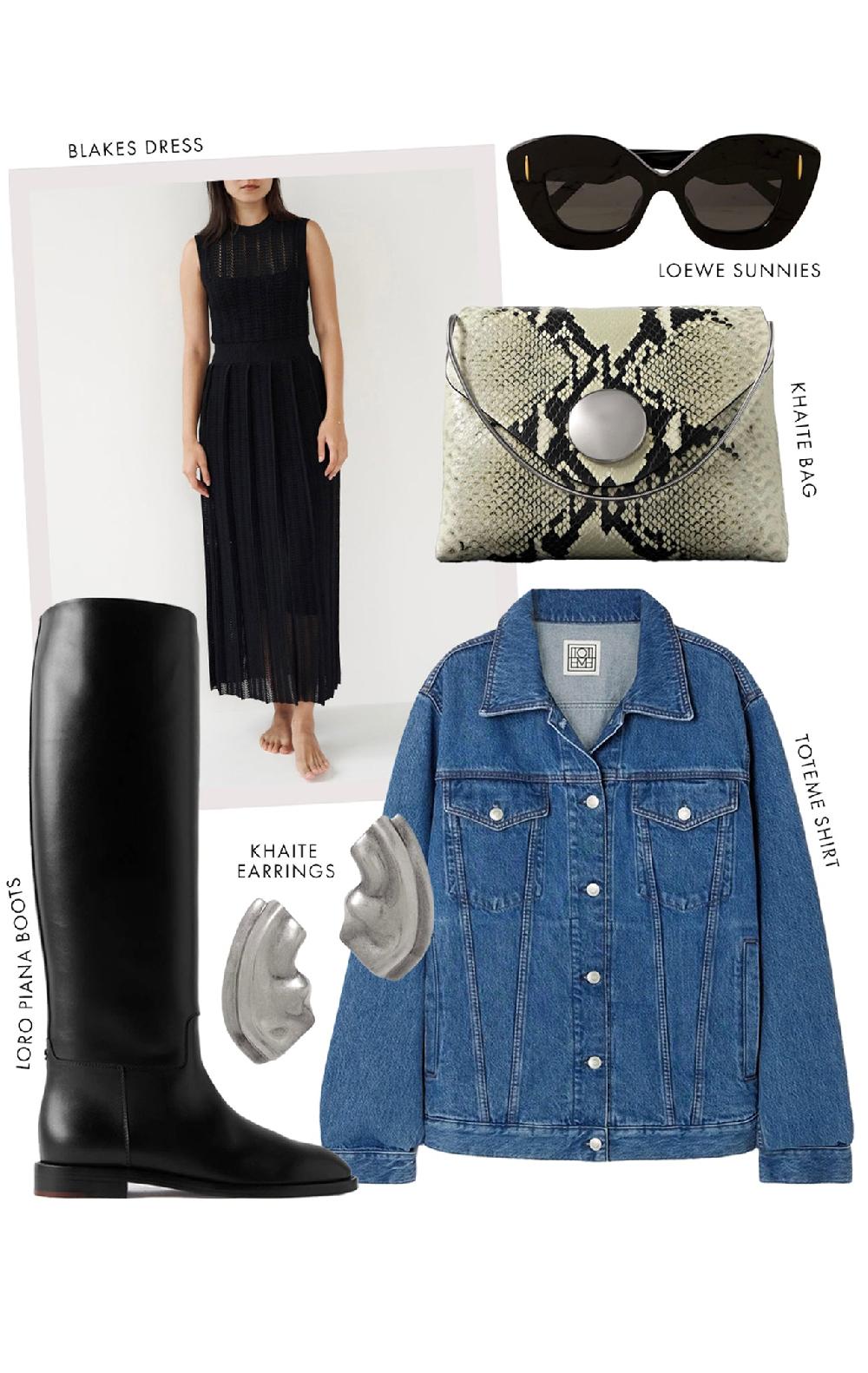 Marysia Blakes Sleeves Dress Black