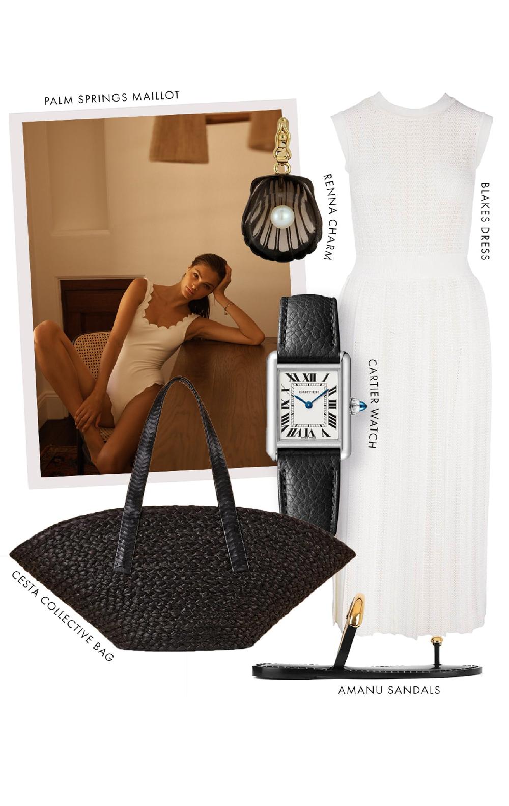 Marysia Blakes Sleeves Dress Coconut