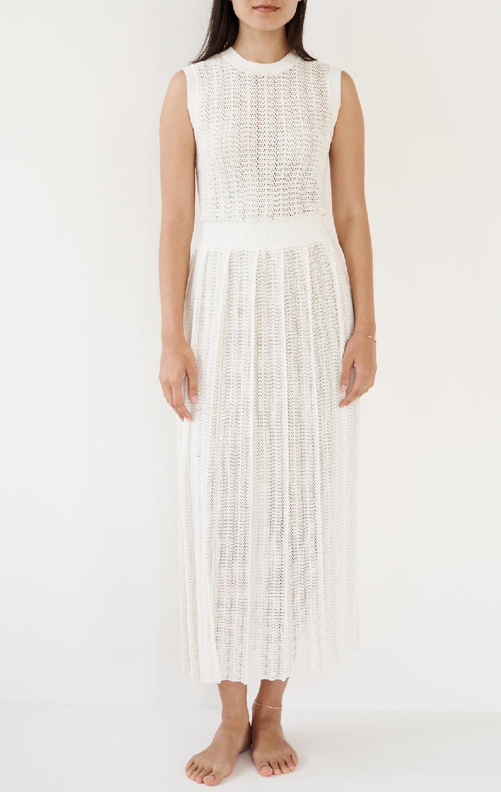 Marysia Blakes Sleeves Dress Coconut