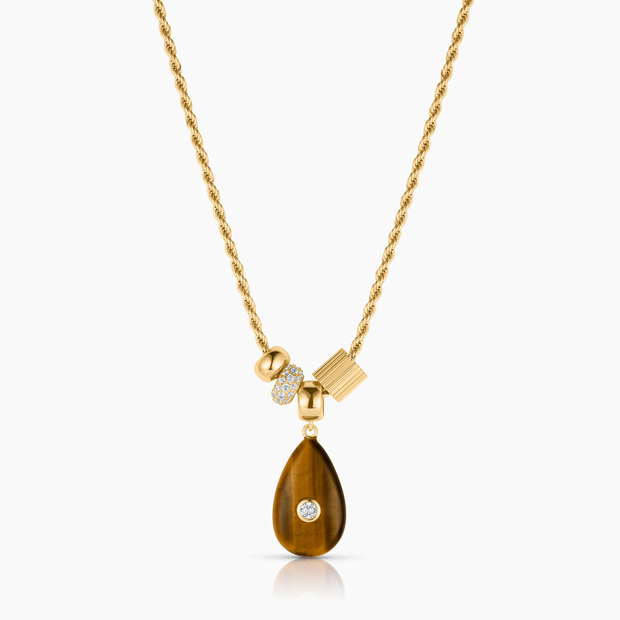 marysia Carlyl Tiger's Eye Necklace