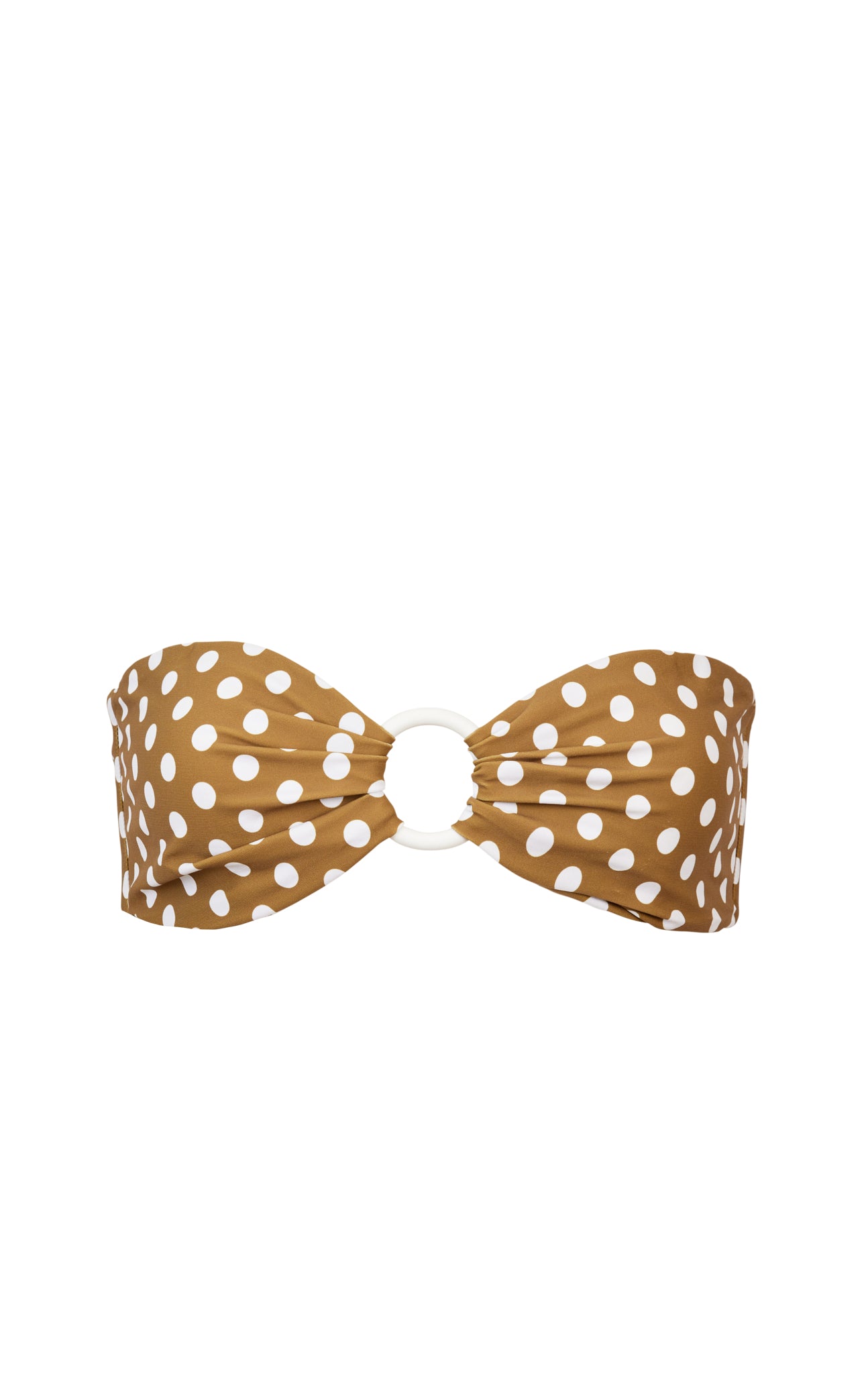marysia Coronada Top Bronze Small Dot Print