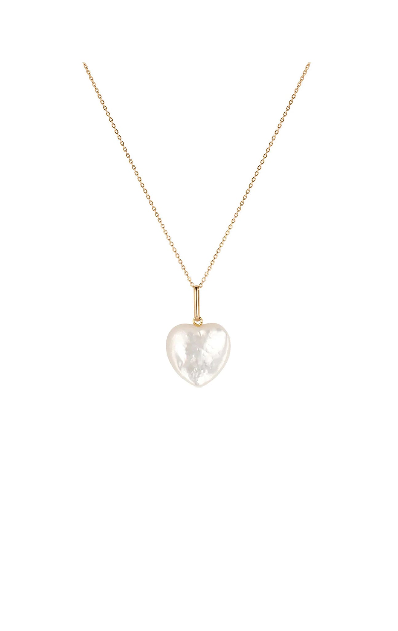 marysia Gemma Mother Of Pearl Heart Necklace