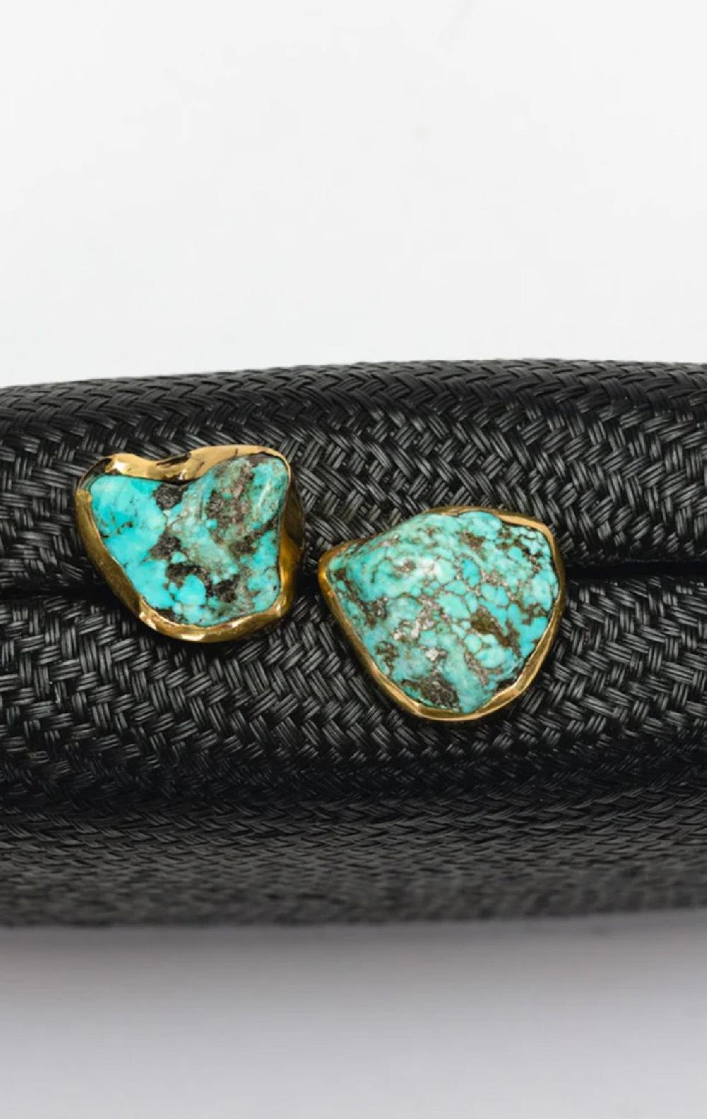 Marysia Jen Clutch With Turquoise Stone