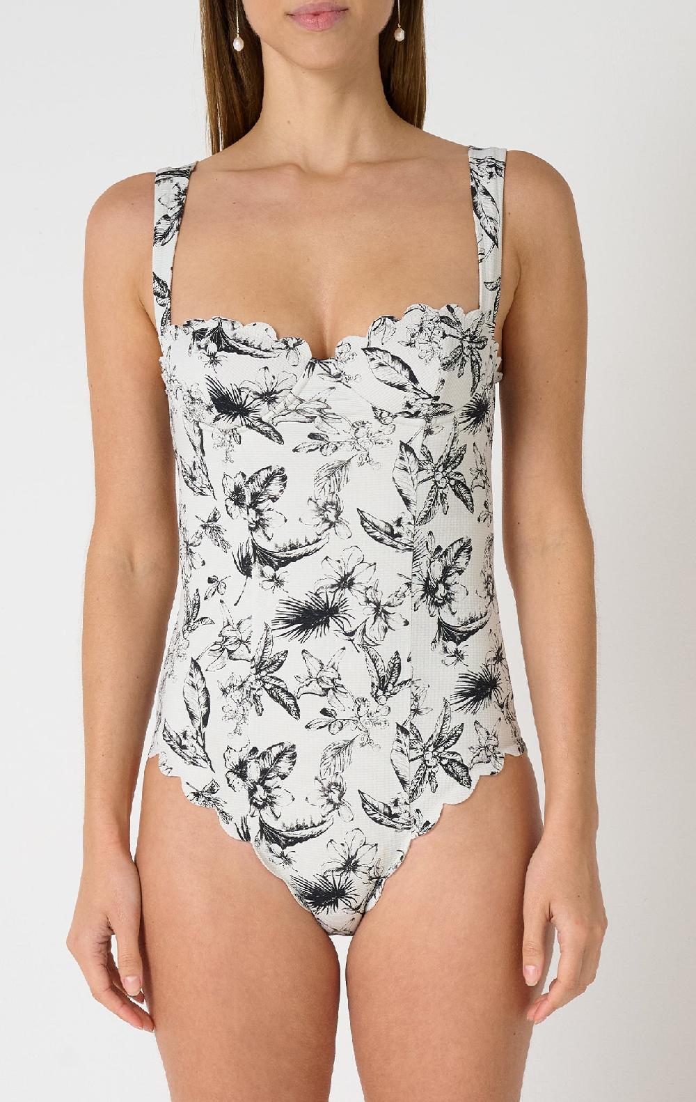 Marysia La Roche Maillot Oat Floral Print