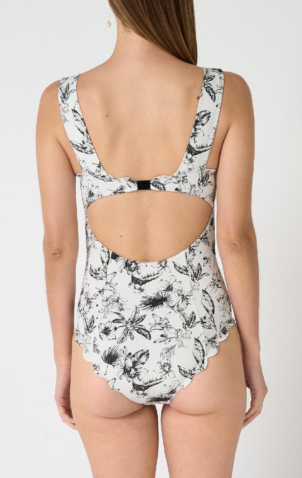 Marysia La Roche Maillot Oat Floral Print