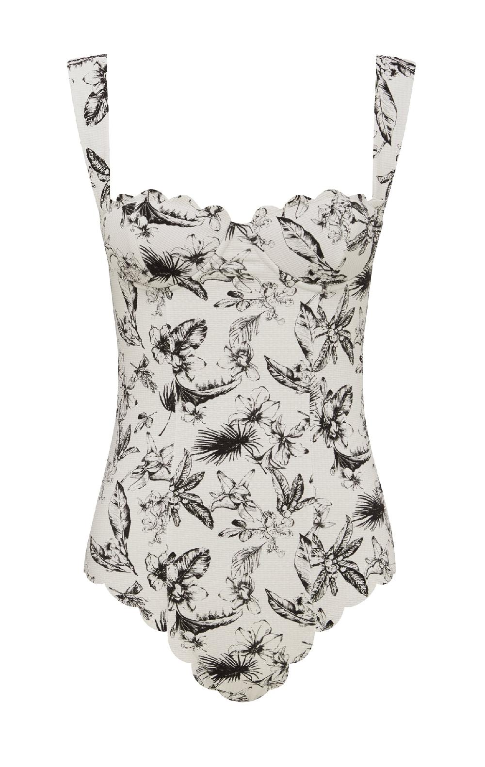 marysia La Roche Maillot Oat Floral Print