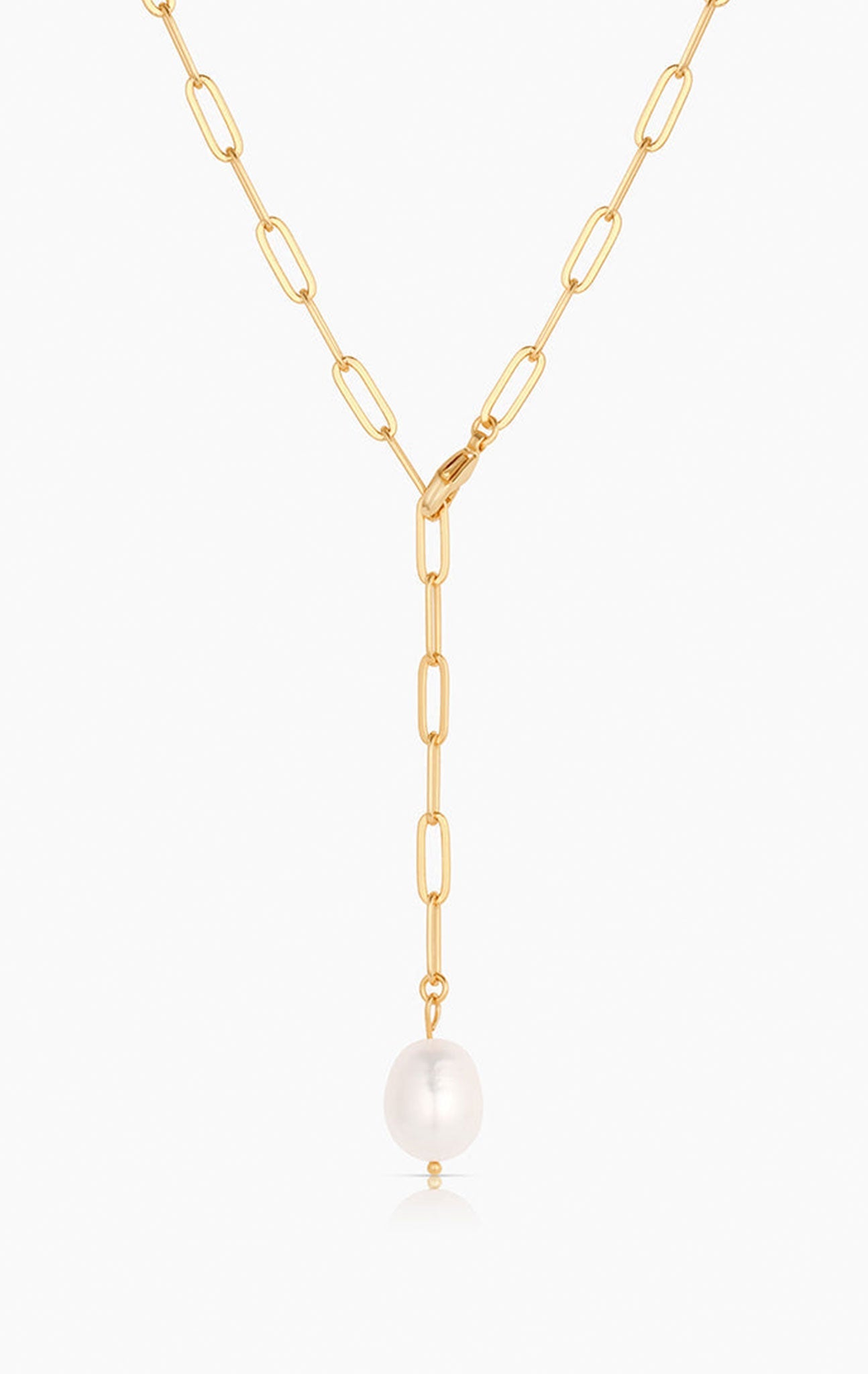 marysia Lea Pearl Lariat Necklace