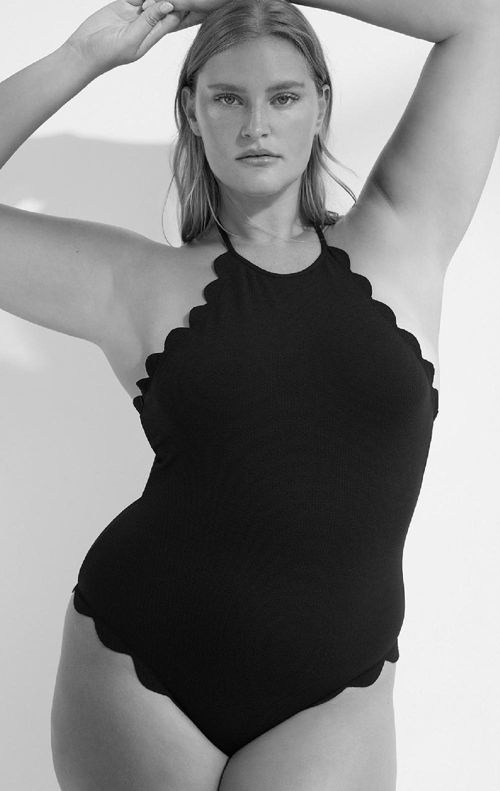 Marysia Long Torso Mott Maillot Black/Indigo