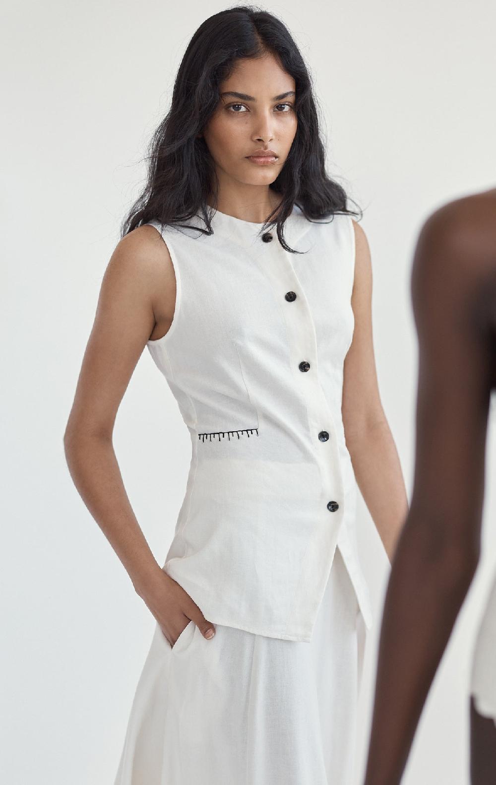 Marysia Lucine Vest Coconut