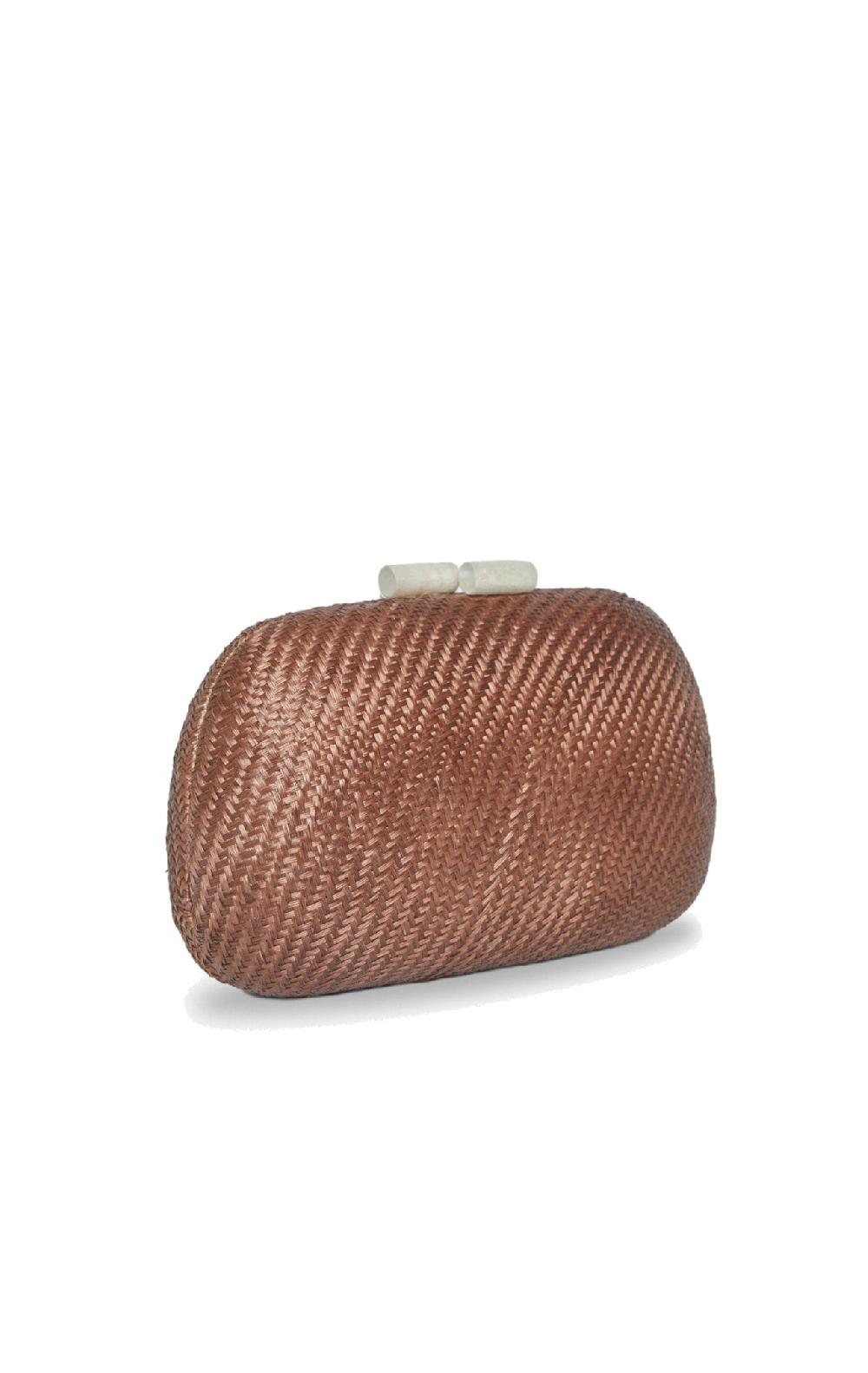 Marysia Mani Straw Clutch Bag
