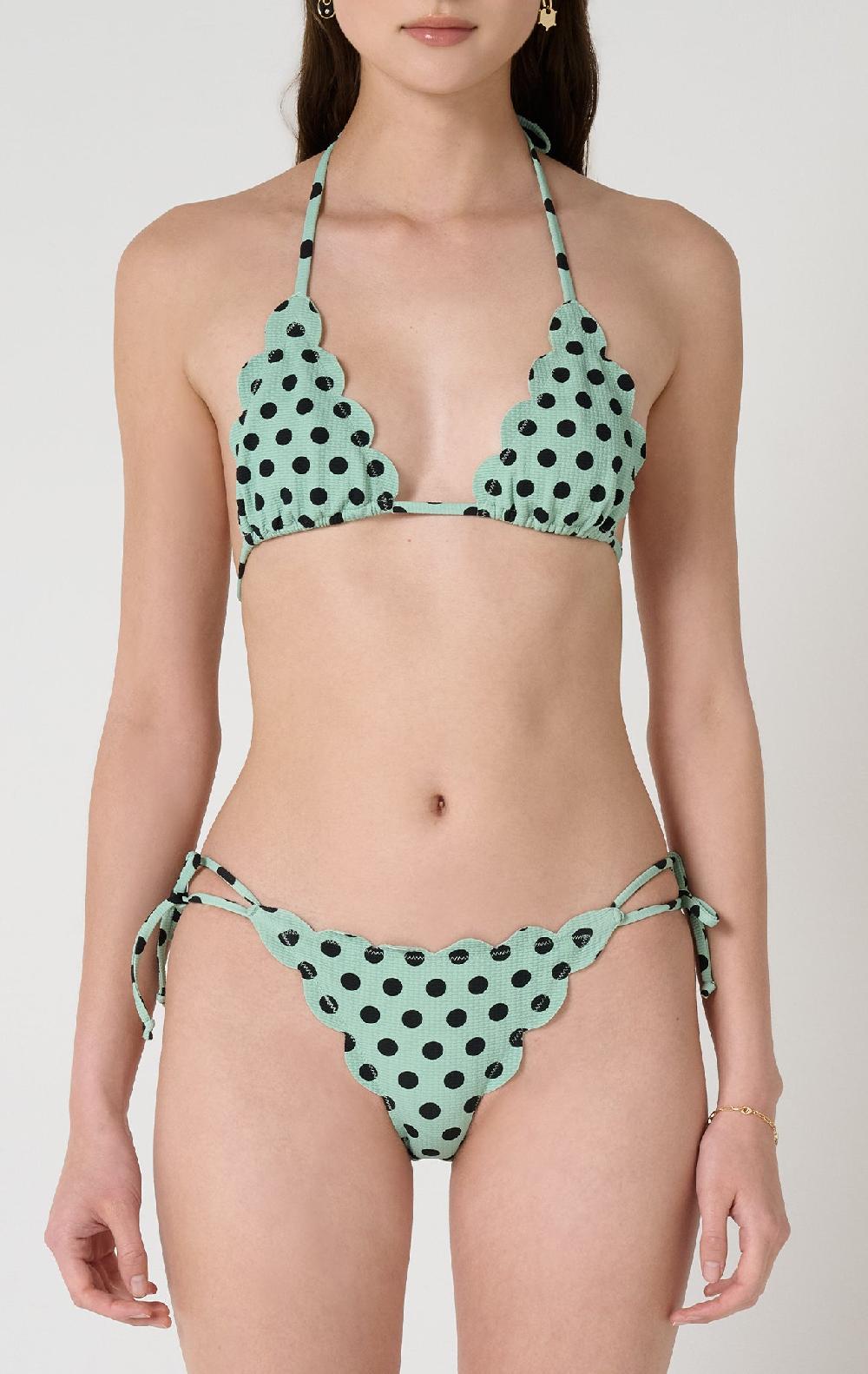 Marysia Mott Bottom Mint Dot Print