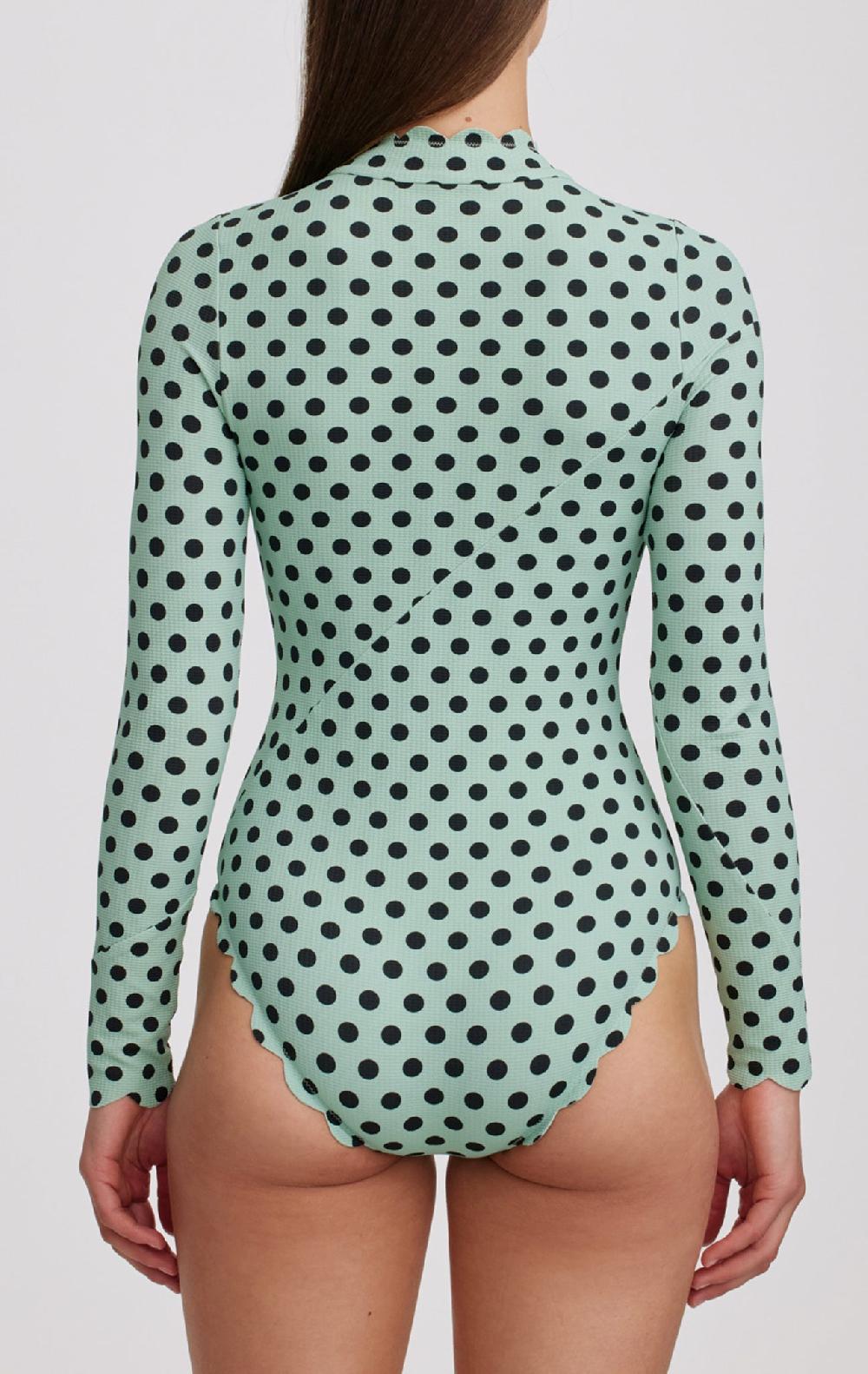 Marysia North Sea Rashguard Mint Dot Print