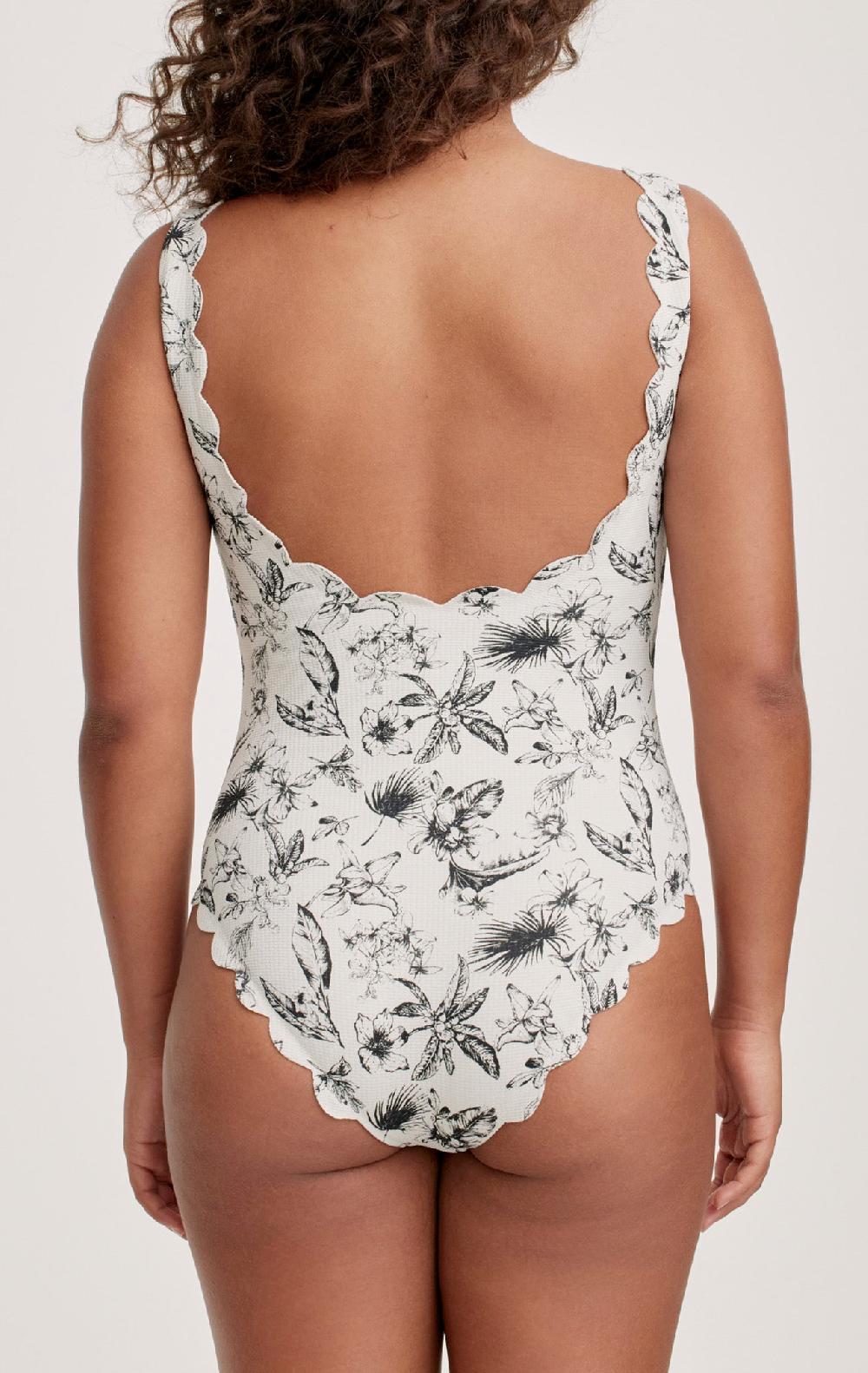 Marysia Palm Springs Maillot Oat Floral Print