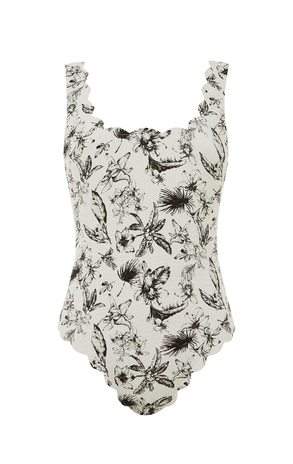 marysia Palm Springs Maillot Oat Floral Print