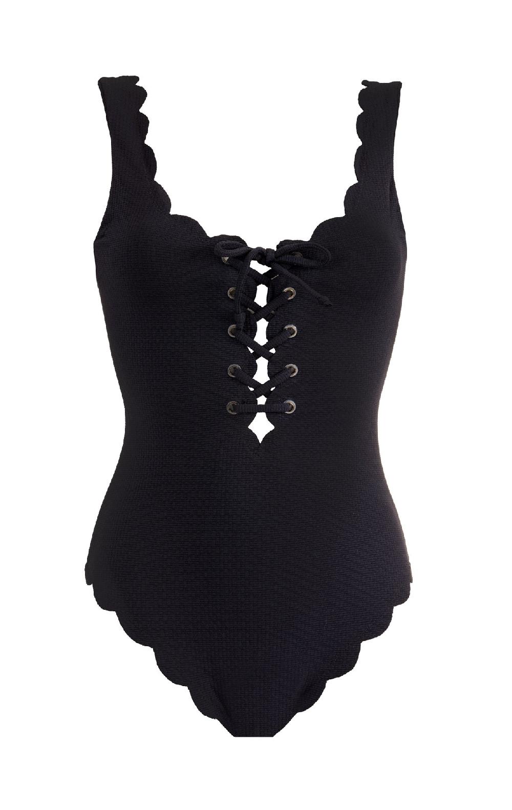 marysia Palm Springs Tie Maillot Black/Indigo