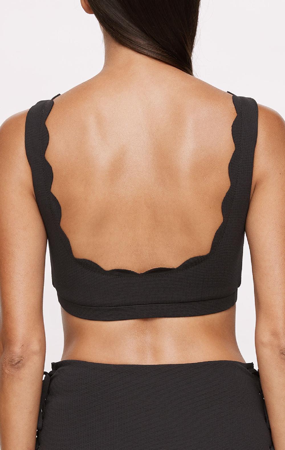 Marysia Palm Springs Tie Top Black