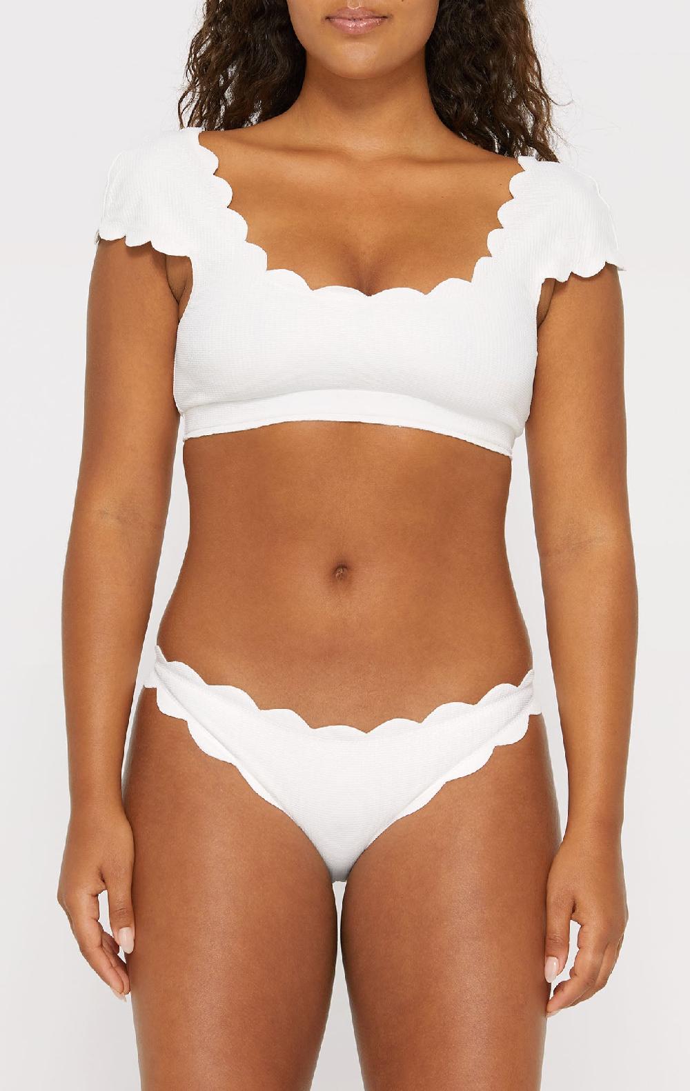 Marysia Scalloped Mexico Top Coconut