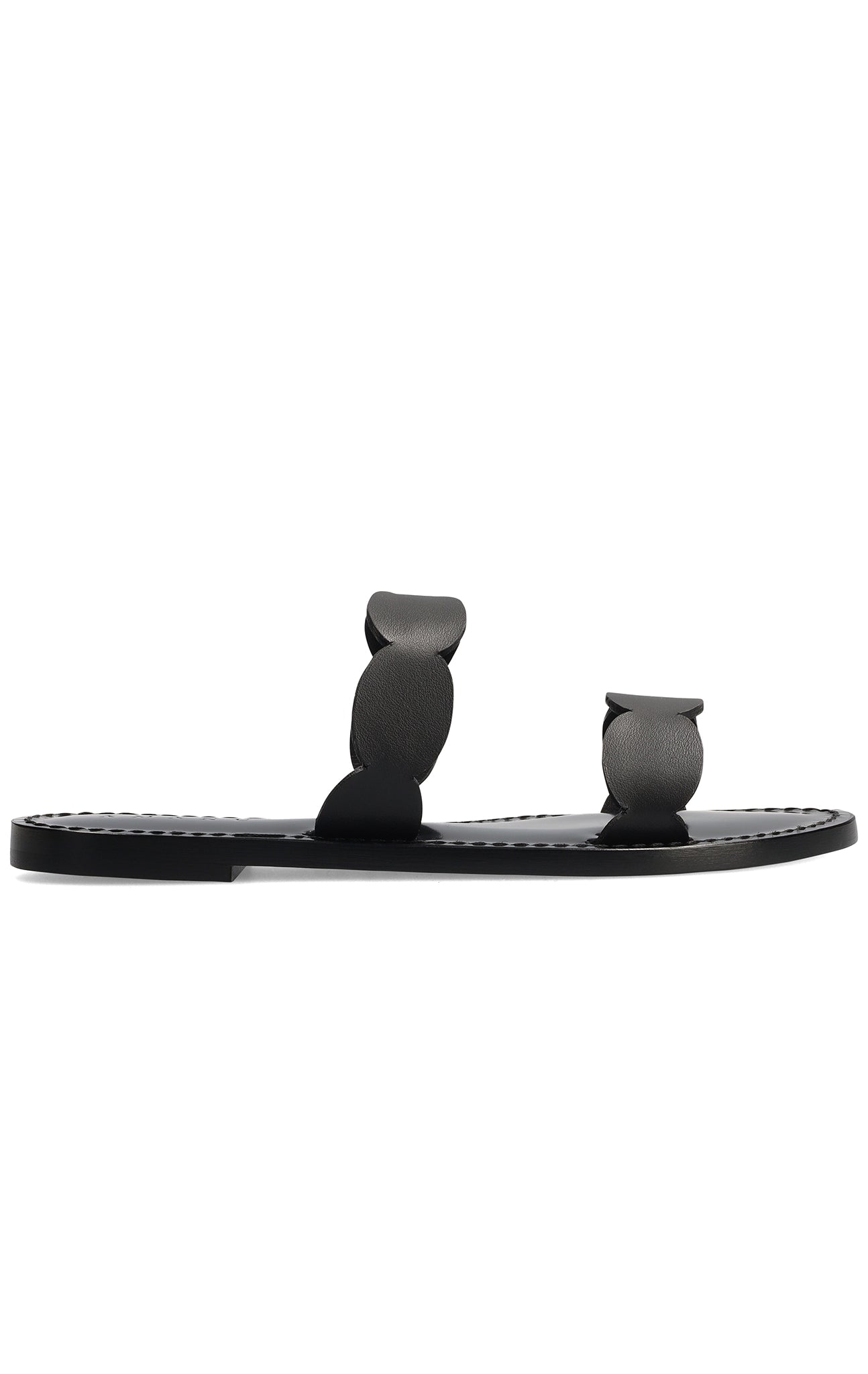 Marysia Marysia X Amanu Bakoven Scallop Sandal Black