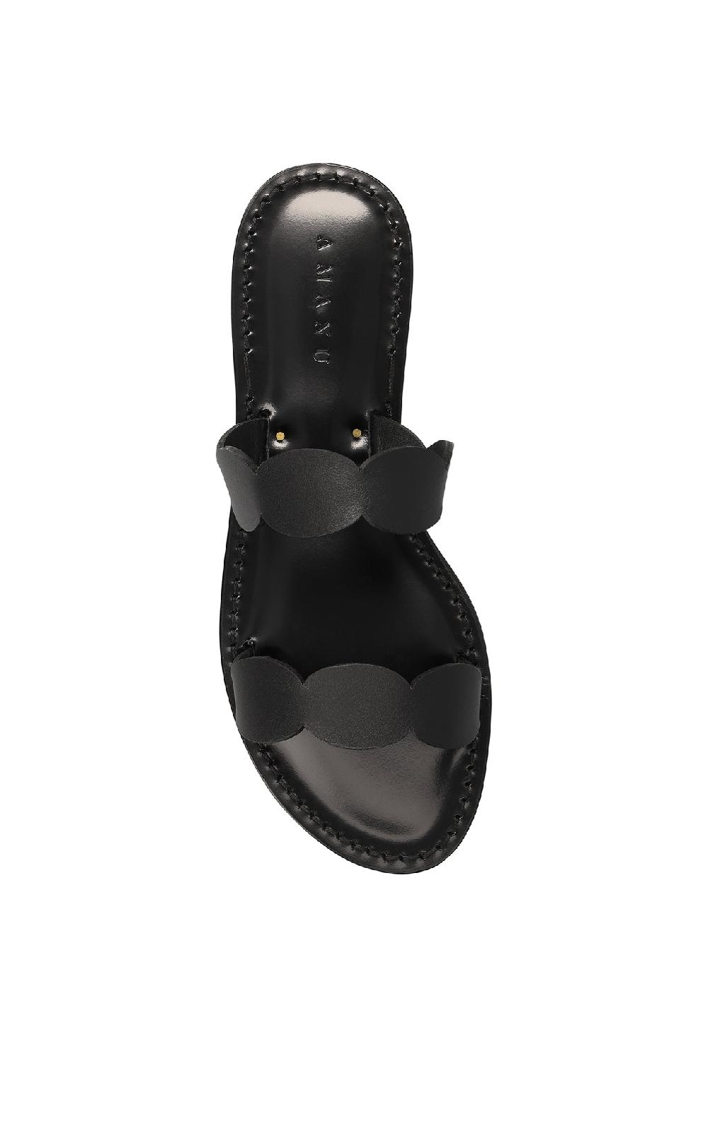 Marysia Marysia X Amanu Bakoven Scallop Sandal Black