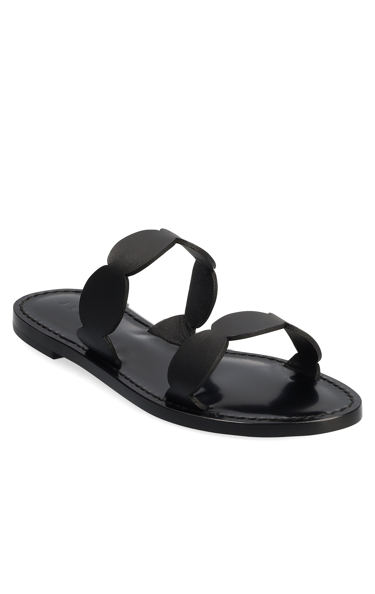 marysia Marysia x Amanu Bakoven Scallop Sandal Black