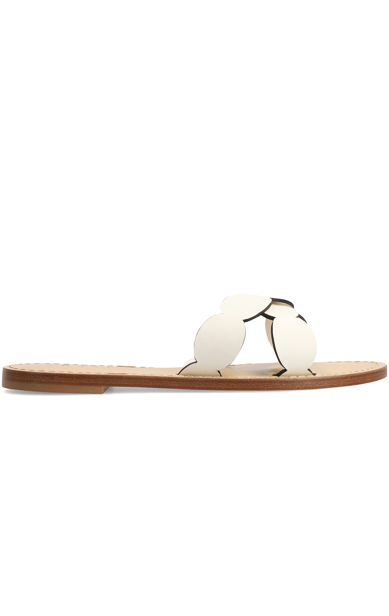 Marysia Marysia X Amanu Okavango Scallop Sandal White
