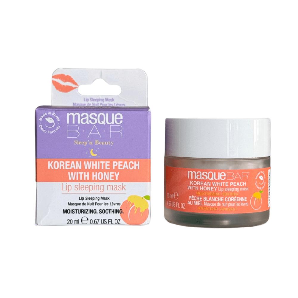 masquebar Korean White Peach with Honey Lip Sleeping Mask