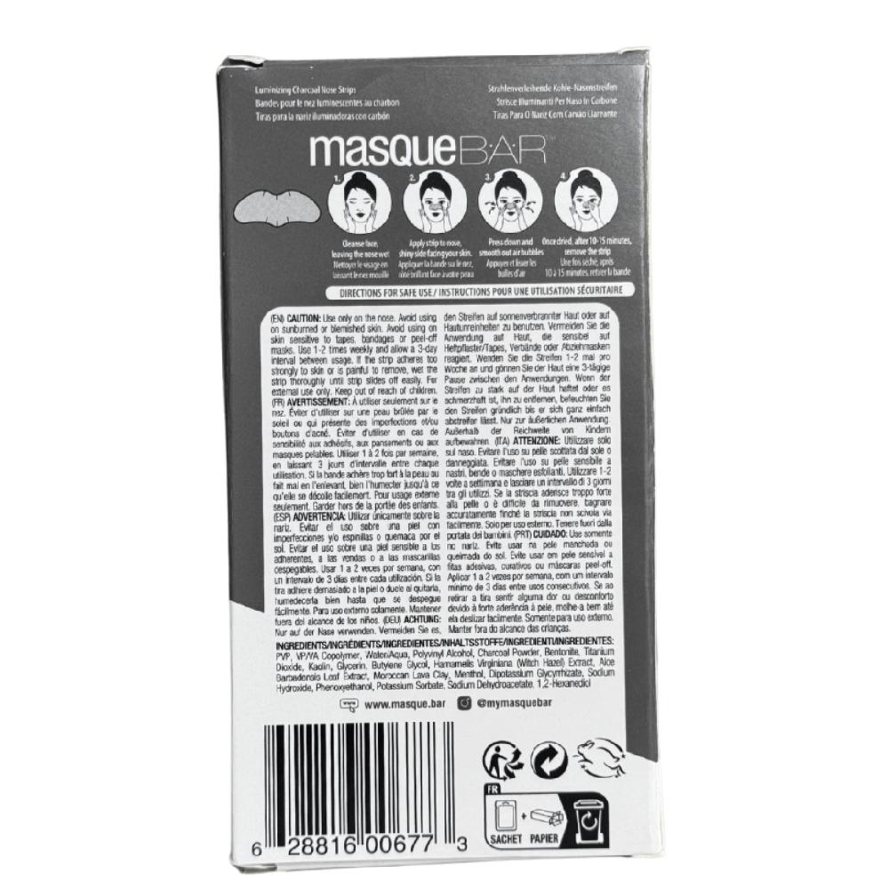 Masquebar Masque Bar Luminizing Charcoal Nose Strips