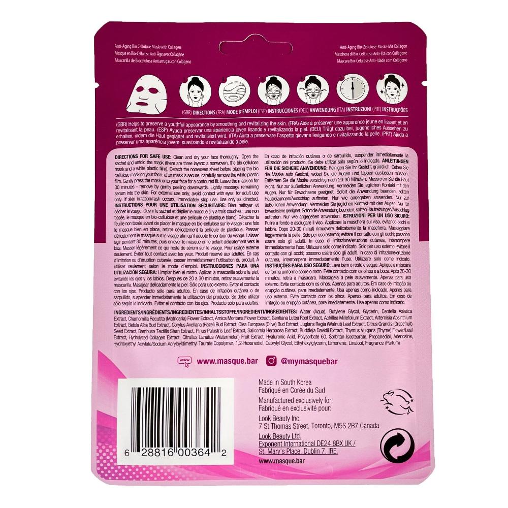 Masquebar Anti-Aging Bio Cellulose Mask