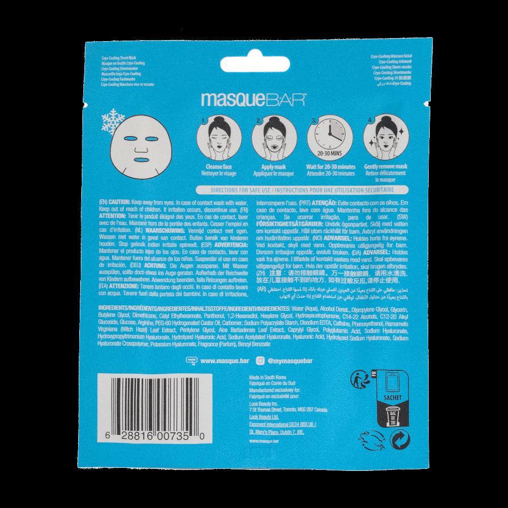Masquebar Cryo-Cooling Sheet Mask