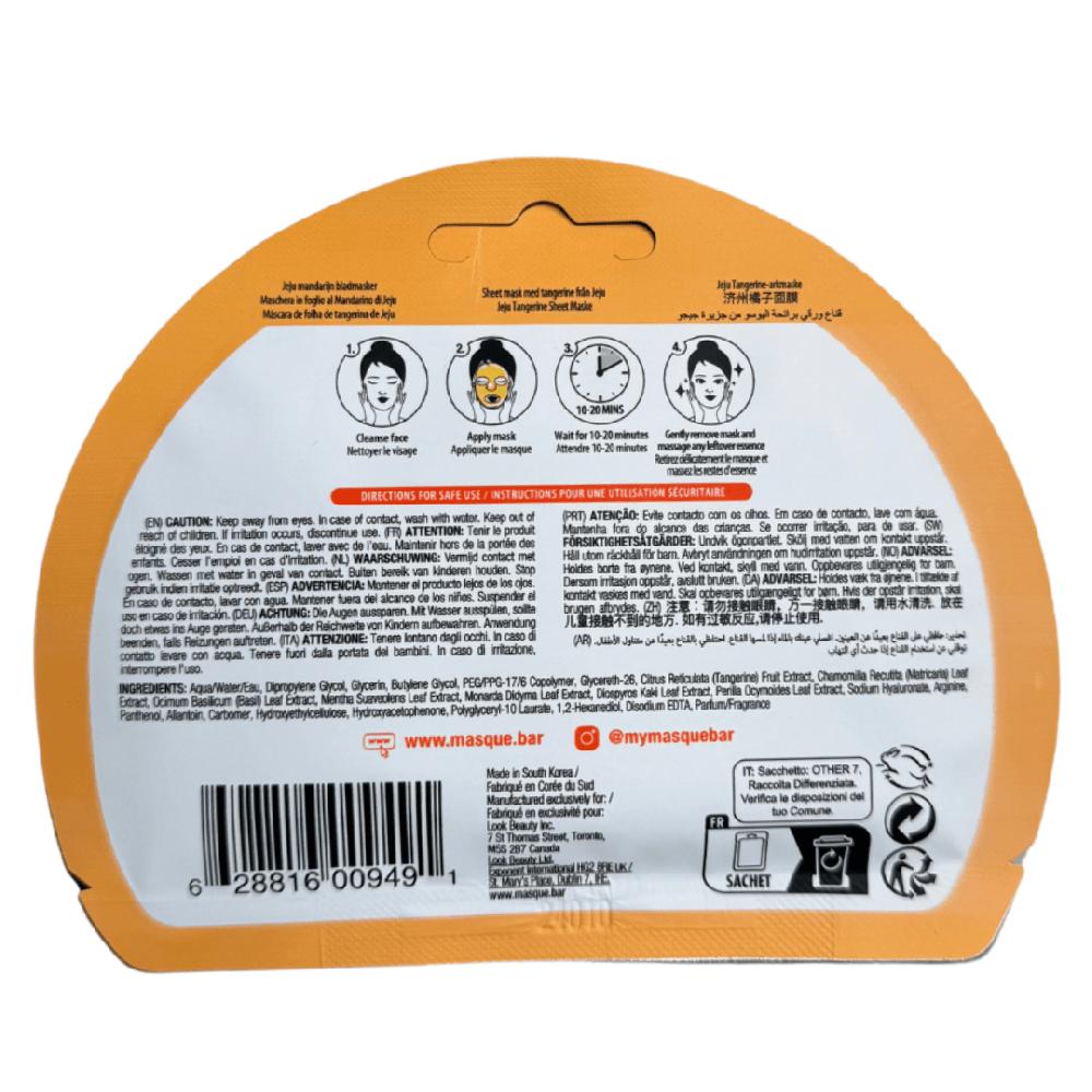 Masquebar IN.gredients Jeju Tangerine Mask