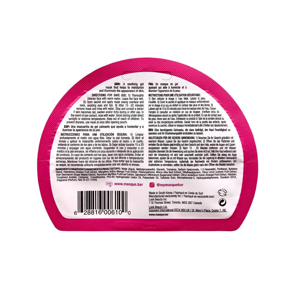 Masquebar IN.gredients Mango Dragon Fruit Gel Mask