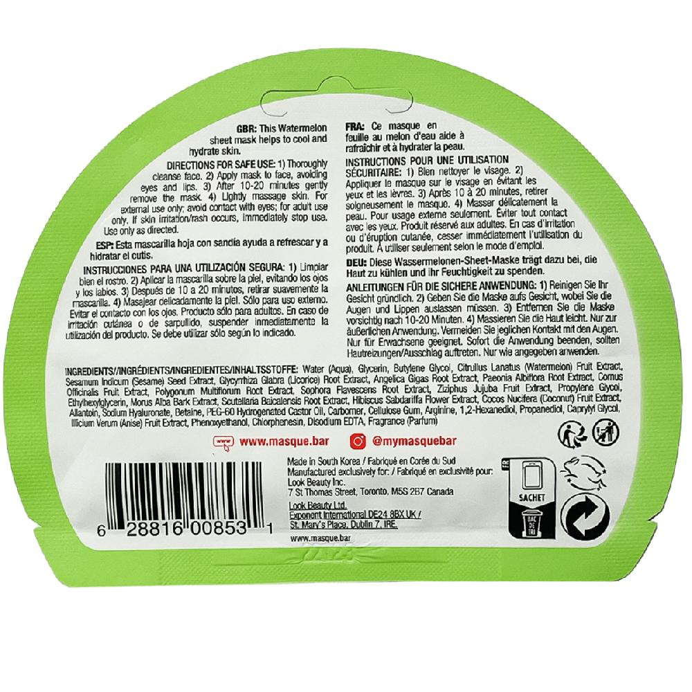 Masquebar IN.gredients Watermelon Sheet Mask