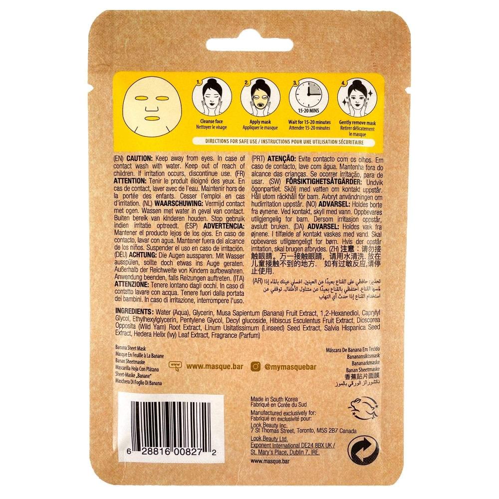 Masquebar Naturals Banana Sheet Mask