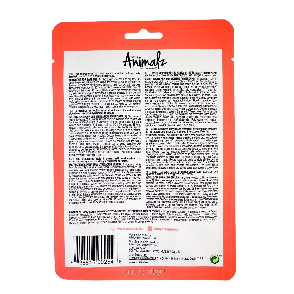 Masquebar Pretty Animalz Beagle Sheet Mask