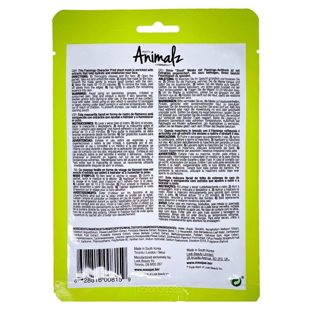 Masquebar Pretty Animalz Flamingo Mask