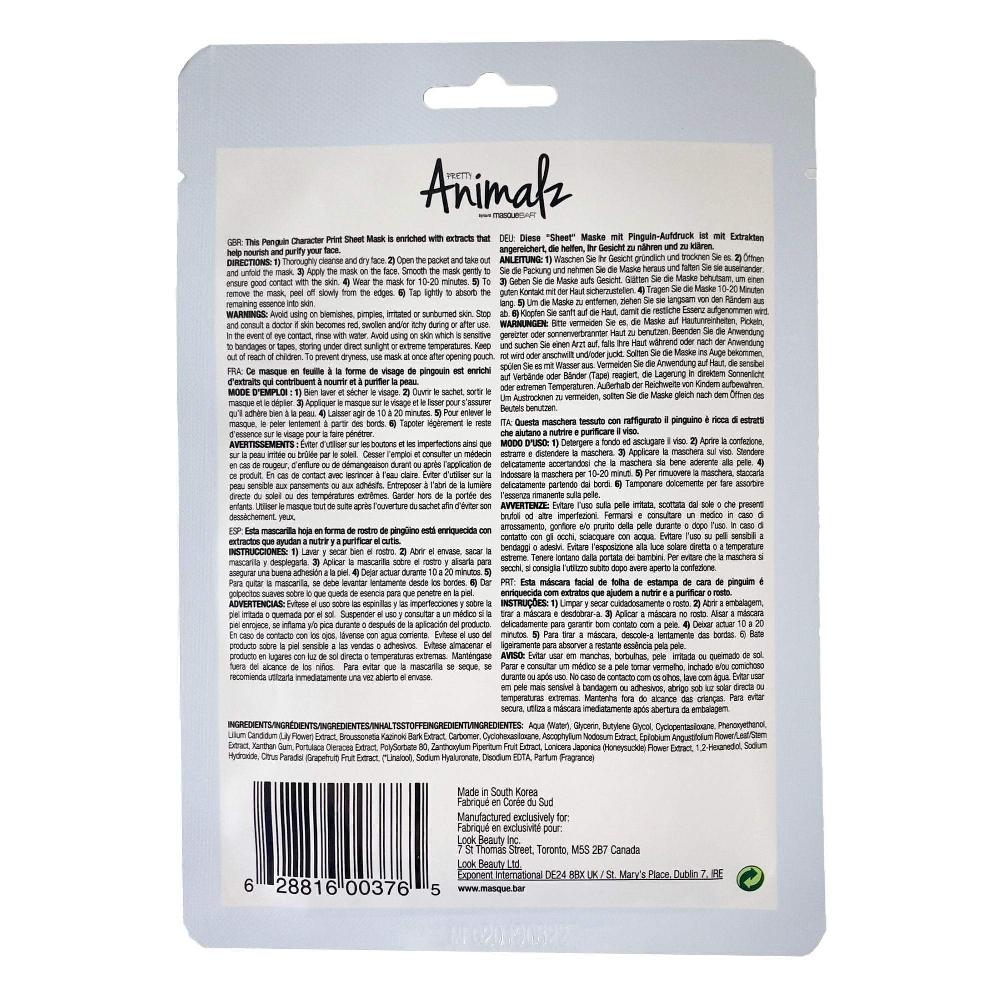 Masquebar Pretty Animalz Penguin Mask
